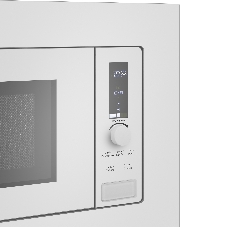 Микроволновая печь встраиваемая Maunfeld JBMO820GW01 белый, 20 л, 1080 Вт, переключатели - сенсор/поворотный механизм