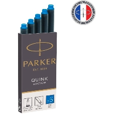 Картридж Parker Quink Z11 (CW1950383) синие чернила смывающиеся для ручек перьевых (5шт)