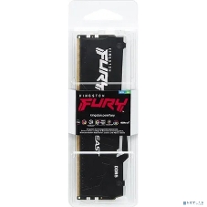 Оперативная память Kingston Fury Beast RGB, DDR5, 32GB (1x32GB), 6000 MHz, CL36, с радиатором, RGB, черный