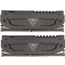 Оперативная память Patriot Viper Steel, DDR4, 32GB (2x16 GB), 3200 MHz, CL16, DIMM, радиатор, черный