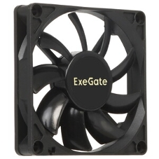 Вентилятор для корпуса ExeGate EX08015B4P-PWM черный, 80 мм, 2500 об/мин, 25 дБ, 4 pin
