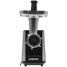Мясорубка электрическая Centek CT-1604 Комбайн серый, 2200 Вт, 2.2 кг/мин, реверс, защита от перегрузки, насадки - 7