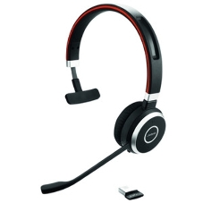 Гарнитура Jabra Evolve 65 TE чёрный, беспроводная, Bluetooth, до 16 ч