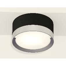 Светильник Ambrella Light XS8102006 SBK/PPH черный песок/графит полированный GX53 (C8102, N8133)