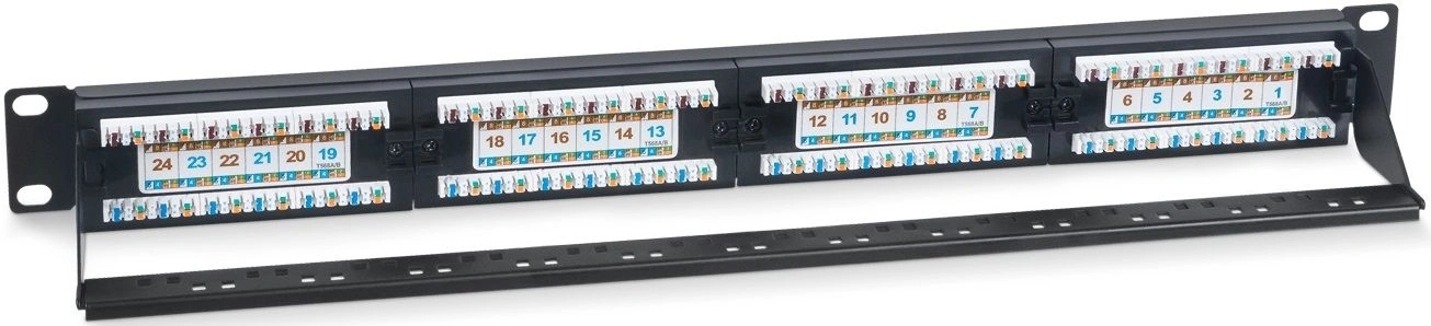 Патч-панель Cabeus PL-24-Cat.6-Dual 19
