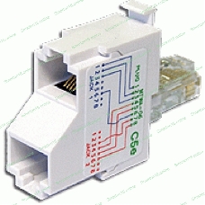 T-адаптер, 1 телефонный и 1 компьютерный порт