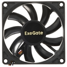 Вентилятор для корпуса ExeGate EX08015B4P-PWM черный, 80 мм, 2500 об/мин, 25 дБ, 4 pin