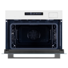 Духовой Шкаф электрический с паром Maunfeld MCMO5016STGW, 50л, дверца с 2 стеклами, белый