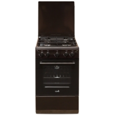 Плита газовая Cezaris ПГ 2150-05 коричневый, конфорок 4 шт, духовка 43 л, 50 см x 85 см x 50 см