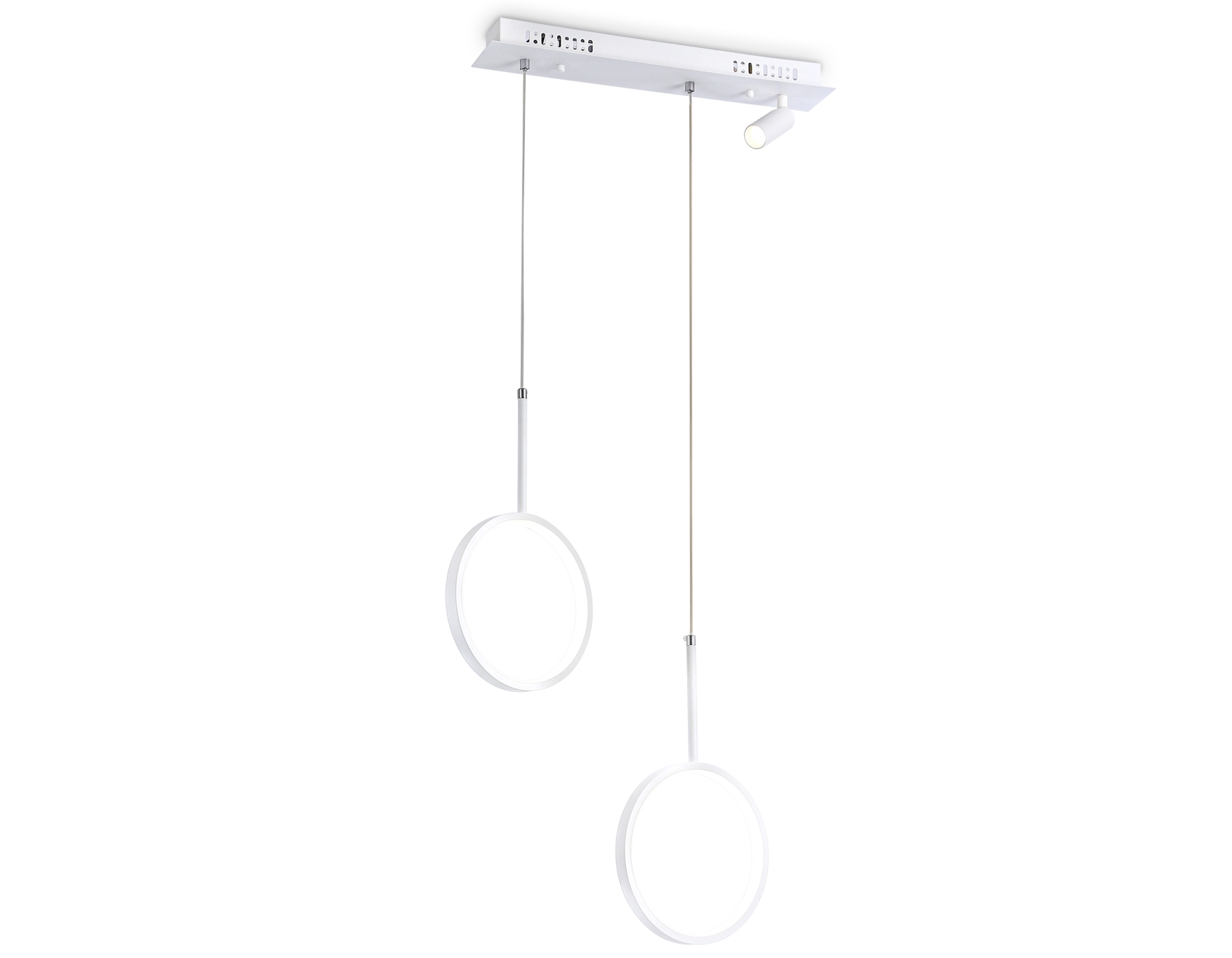 Светильник Ambrella light FL5272/2+1 WH белый 38W 3000K/4200K/6400K+4200K 500*90*1200 (ПДУ ИК)