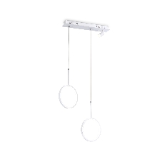 Светильник Ambrella light FL5272/2+1 WH белый 38W 3000K/4200K/6400K+4200K 500*90*1200 (ПДУ ИК)