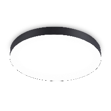 Потолочный светодиодный светильник Ambrella light FV5538 BK черный LED 90W 4200K D600*58 (Без ПДУ)