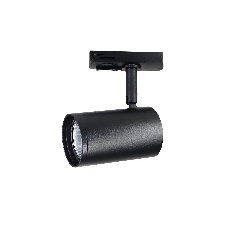 Трековый однофазный светильник со сменной лампой Ambrella light GL5129 BK черный GU10 max 12W