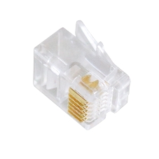 Вилка телефонная Cablexpert MP-6p6c, контакты 3m