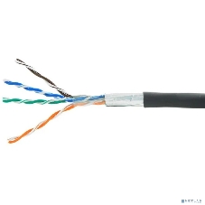 Кабель Cablexpert FPC-5051E-4-CU-OUT, FTP outdoor 4x2x0.51, медный, FLUKE TEST, кат.5e, однож., 305м, катушка, черный