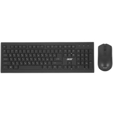 Комплект клавиатура+мышь Acer OKR120 беспроводной, USB, 1600 DPI, чёрный