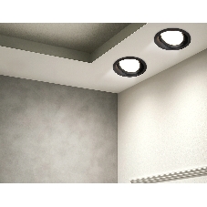 Светильник Ambrella light TN52231 BK черный IP20 GX53 D110*44