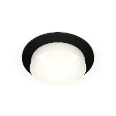 Комплект встраиваемого светильника Ambrella light XC6513020 SBK/SWH черный песок/белый песок MR16 GU5.3 (C6513, N6130)