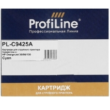 Картридж струйный ProfiLine PL-C9425A (№85) для принтеров HP DesignJet 30/90/130 с чернилами Cyan