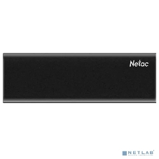 Внешний SSD Netac Z SLIM, 128 GB, USB 3.2 Gen 2 Type-C, R/W 520/480, черный