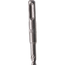 Бур по бетону Denzel двойная спираль, Cobalt W-tip, 8x160 мм, SDS PLUS