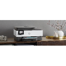 МФУ струйное HP OfficeJet 8023 (1KR64B), A4, цвтной, печ. до 20 стр/мин. (ч/б), до 10 стр/мин. (цвет), скан. до 8 стр/мин. (ч/б) 3.5 стр/мин. (цвет), 1200 x 1200 dpi, USB, RJ-45, Wi-Fi, Air Print