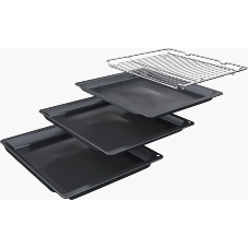 Духовой шкаф электрический Bosch HBA530BB0S черный/серебристый