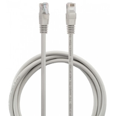 Патч-корд Buro Basic UTP 4 пары cat6 CCA molded 2м серый RJ-45 (m)-RJ-45 (m)