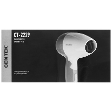 Фен Centek CT-2229 белый/розовый, 1200 Вт, компактный