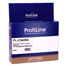 Картридж струйный ProfiLine PL-C9425A (№85) для принтеров HP DesignJet 30/90/130 с чернилами Cyan
