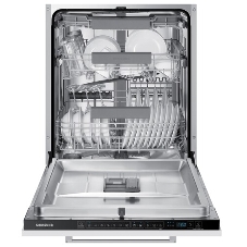 Встраиваемая посудомоечная машина Samsung DW60A6092BB/WT, черный, 59.8 см, 14 компл., 46 дБ, класс A