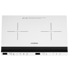 Плитка электрическая индукционного типа с двумя конфорками Endever Skyline IP-69, белый, мощность 1800 Вт+1300 Вт, диаметр посуды 12-26 см, 2 шт/уп
