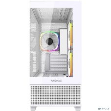 Корпус Powercase Vision Micro M1 ARGB, Tempered Glass, 3x 120mm ARGB fans, белый, mATX (CVMM1W-A3)