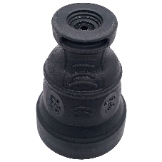 Вилка AY-KA прямая каучук 3P+Е(N) 25А IP44 черный (5611500)