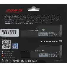 Оперативная память Patriot Viper Xtreme 5, DDR5, 48GB (2x24GB), 7600MHz, CL36, DIMM, с радиаторами, черный