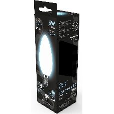 Лампа светодиодная Gauss Filament Свеча E14 5Вт 4100К OPAL
