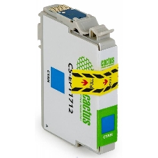 Картридж струйный Cactus CS-EPT1712 17XL голубой (10 мл) для Epson Expression Home XP-33/103/203/207/303/306/403/406