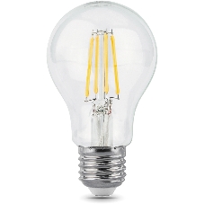 Лампа светодиодная Gauss 102802206LED Filament А60 Е27 6Вт 4100к 1/10/40