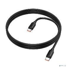 Кабель USB2.0 Hoco Type-C/Type-C, 5A, 240Вт, X115, 1м, черный, коробка