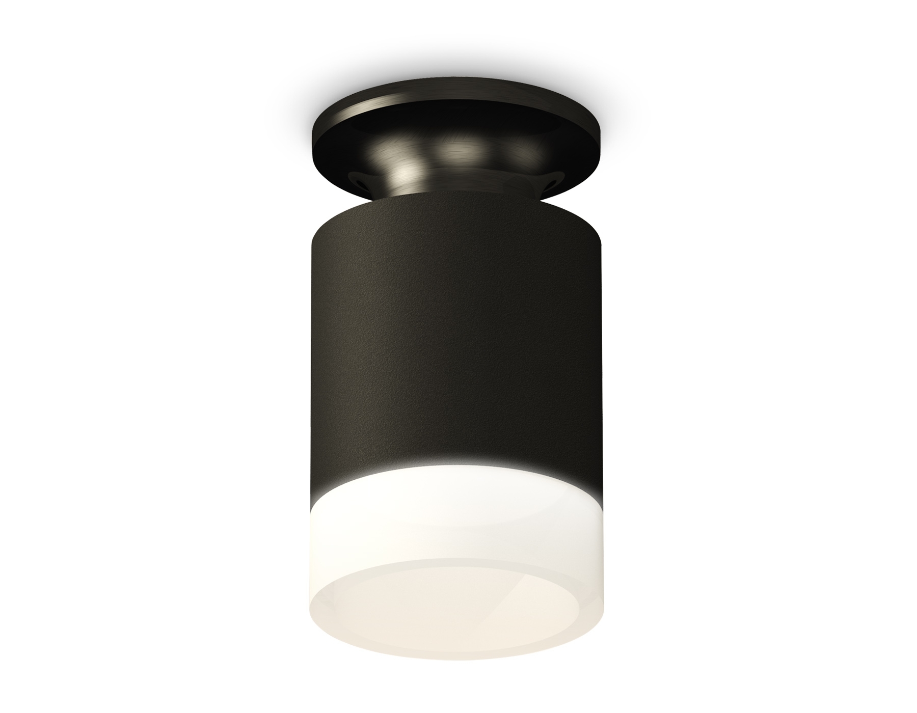 Светильник Ambrella Light XS6302111 SBK/PBK/FR черный песок/черный полированный/белый матовый MR16 GU5.3 (N6902, C6302, N6248)