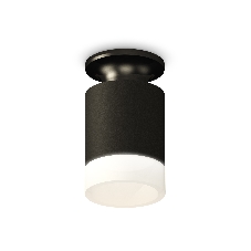 Светильник Ambrella Light XS6302111 SBK/PBK/FR черный песок/черный полированный/белый матовый MR16 GU5.3 (N6902, C6302, N6248)