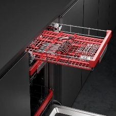 Встраиваемая посудомоечная машина Kuppersberg GSS 4577, High-Tech, 45 см, 10 комплектов, 3 корзины, 8 программ, конденсационная сушка, отсрочка старта 1-24 ч, инверторный мотор, LED подсветка, сенсорное управление, энергоэффективность А+++