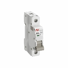 Выключатель автоматический Averes AV-6 1P 25A (C) 6kA