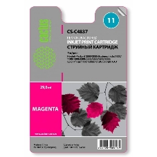 Картридж струйный Cactus CS-C4837 пурпурный (29 мл) для №11 HP 2000/2500/1000/1100/1200