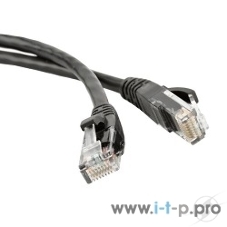 Патч-корд Hyperline PC-LPM-UTP-RJ45-RJ45-C5e-0.15M-LSZH-BK U/­UTP, Cat.5е, LSZH, 0.15 м, черный