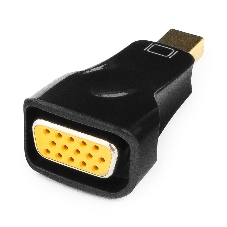 Переходник miniDisplayPort - VGA, Cablexpert A-mDPM-VGAF-01, 20M/15F, черный, пакет