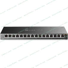 Коммутатор сетевой TP-Link 16-Port Gigabit Easy Smart Switch, 16 Gigabit RJ45 Ports, Desktop Steel Case, MTU/Port/Tag-based VLAN, QoS, IGMP Snooping, Web/Utility Management