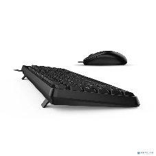 Комплект клавиатура+мышь Genius KM-170 проводной, USB, 1000 DPI, чёрный