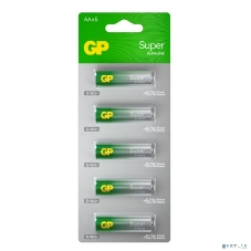 Алкалиновые батарейки GP Super Alkaline G-Tech 15А АA - 1 шт. на отрывных блистерах