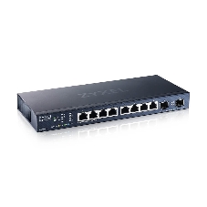 Коммутатор мультигигабитный Smart L3 Lite Zyxel NebulaFlex XMG1915-10E, 8xRJ-45: 1/2.5G, 2xSFP+, бесшумный (без вентилятора)